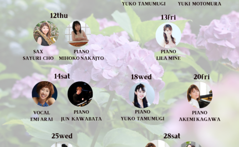 ワインバー　６月の演奏スケジュール